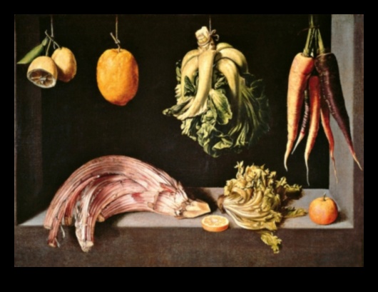 בודגונס ברק: סצנות קולינריות בציור טבע דומם ספרדי