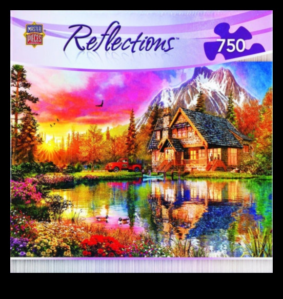 השתקפויות הרים: נופי אגם בגובה